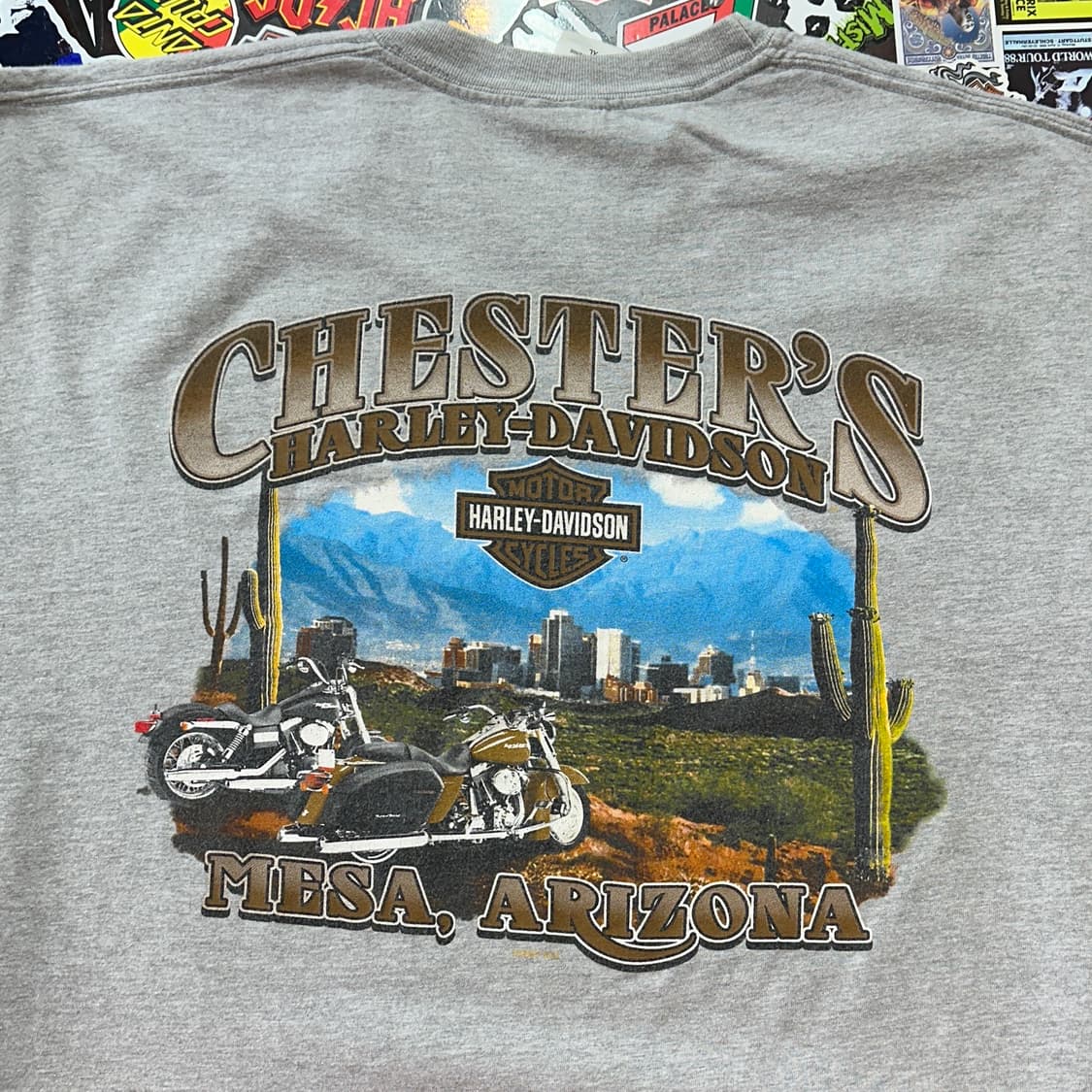 00s USA 할리데이비슨 플레임 롱슬리브 티셔츠 XL 상품이미지4