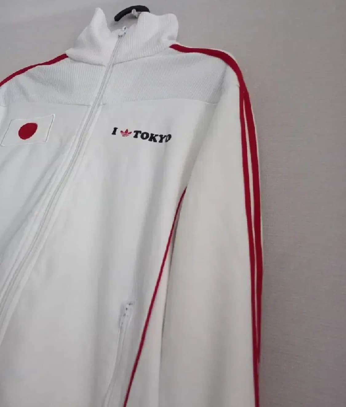 아디다스 희귀 도쿄 흰빨 화이트 트랙탑 저지 져지집업 90/S 상품이미지2