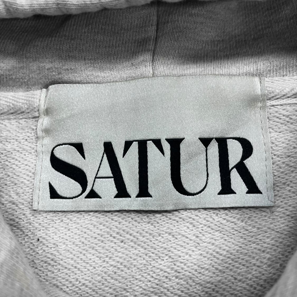 세터 Satur 테오 코튼 후드집업 멜란지 그레이 상품이미지3