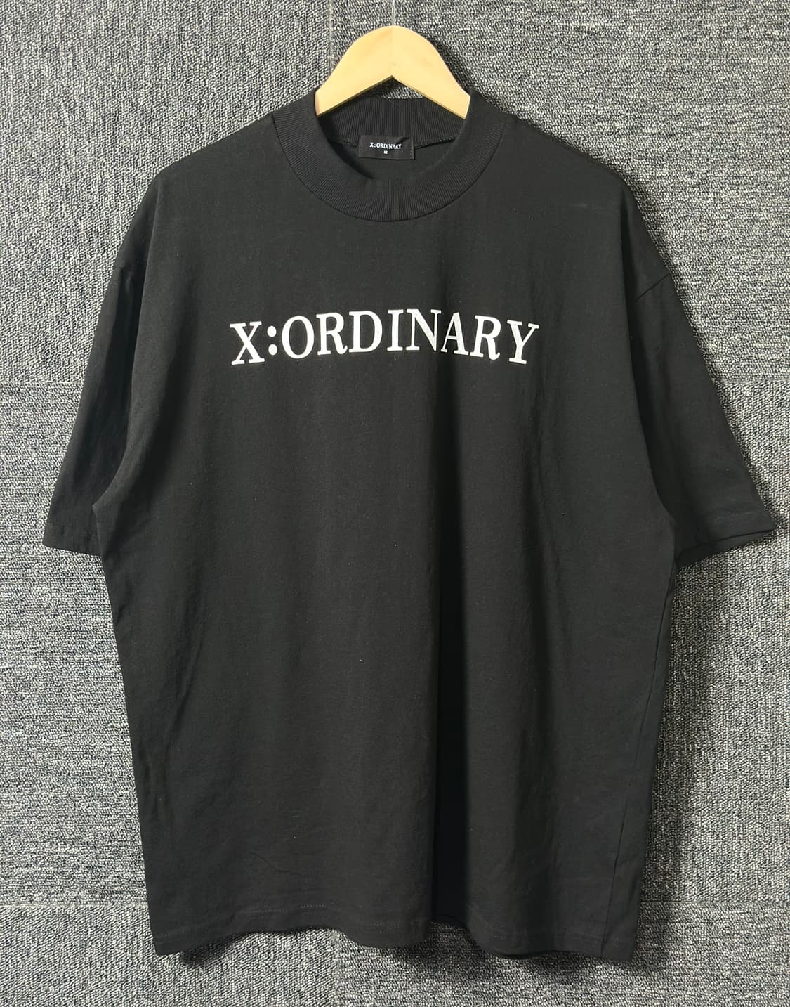 X:ORDINARY 블랙 그래픽 티셔츠 52 상품이미지1