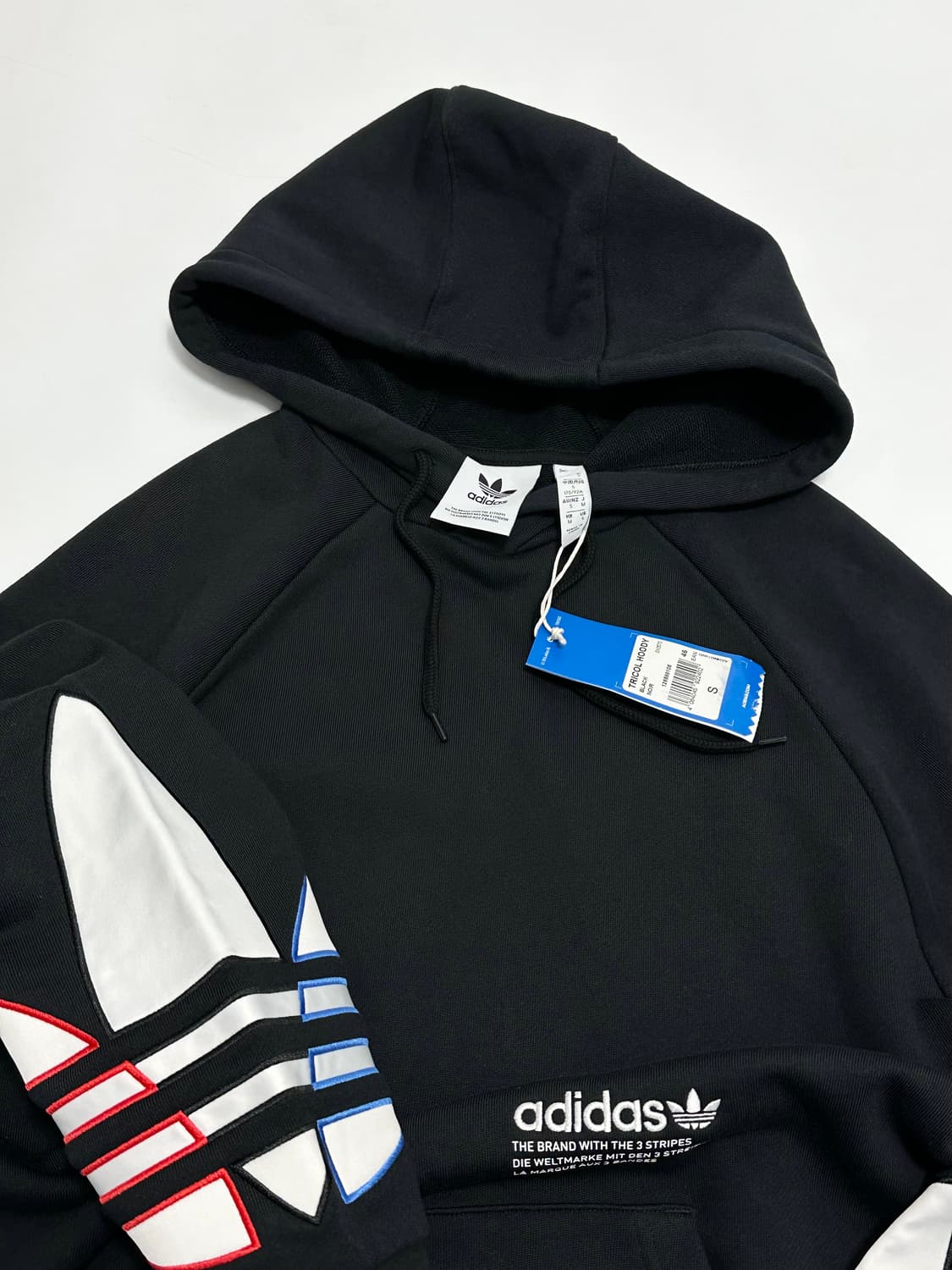 아디다스 오리지널 트레포일 후드티 블랙 상품이미지5