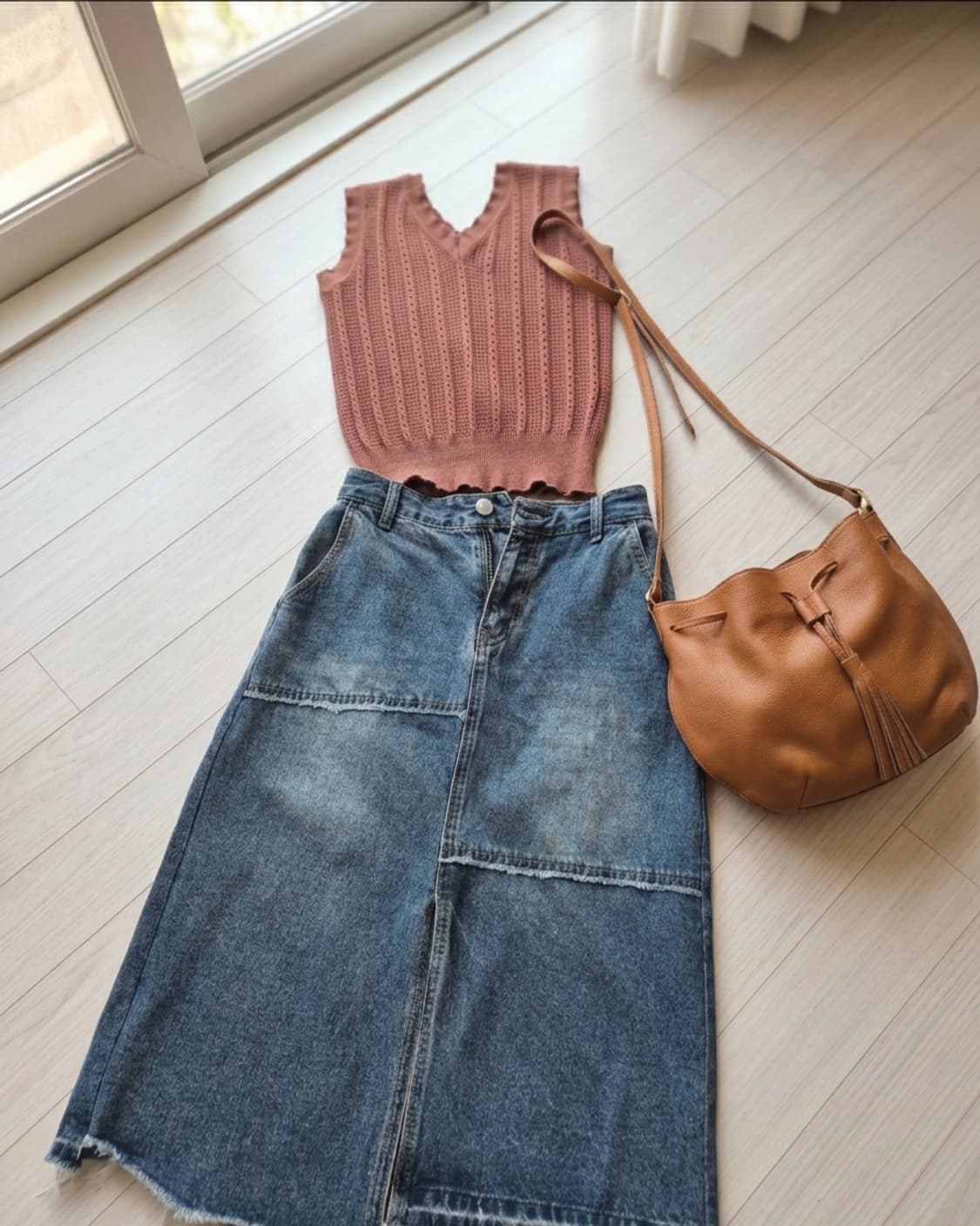 [Thursday Island] 써스데이 아일랜드 빈티지 패치워크 데님 상품이미지1