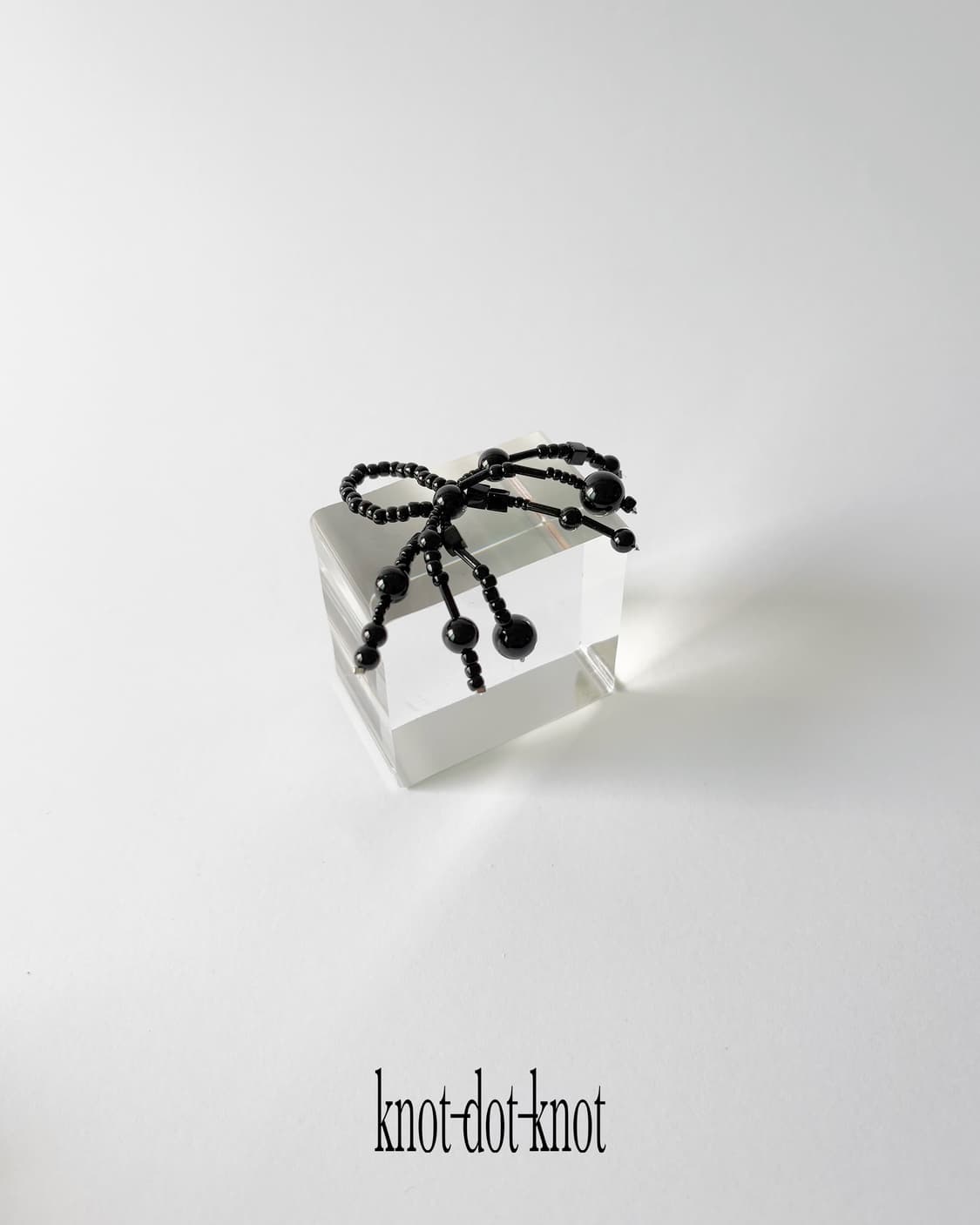 [knot•dot•knot] fractal ring (onyx) 상품이미지1