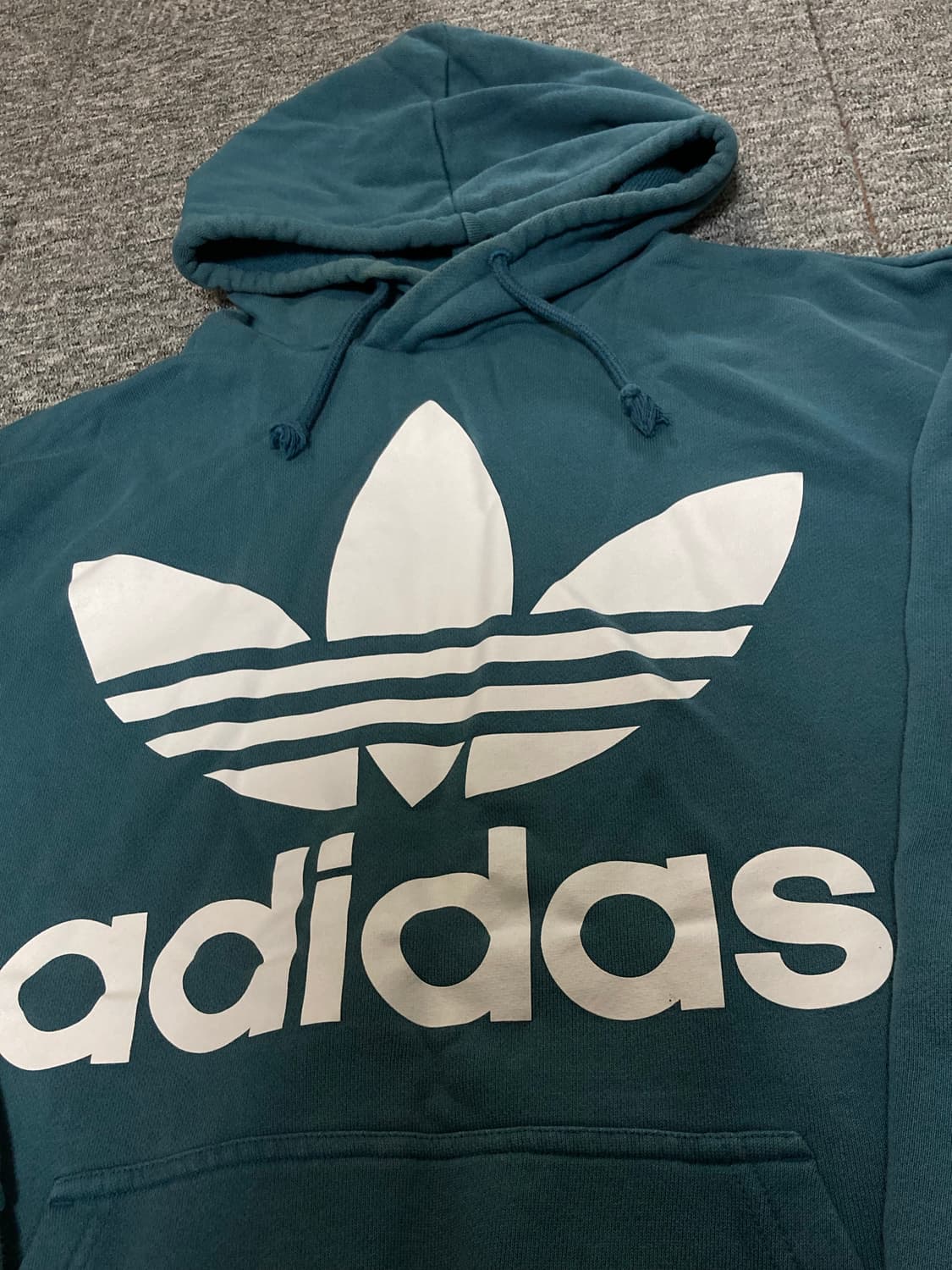 아디다스 트레포일 오버핏 후드티 XL 상품이미지2