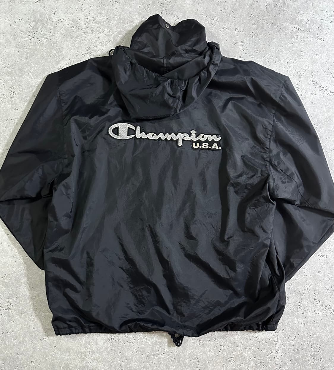 00s CHAMPION U.S.A. 나일론 후드 워크 자켓 013 상품이미지3