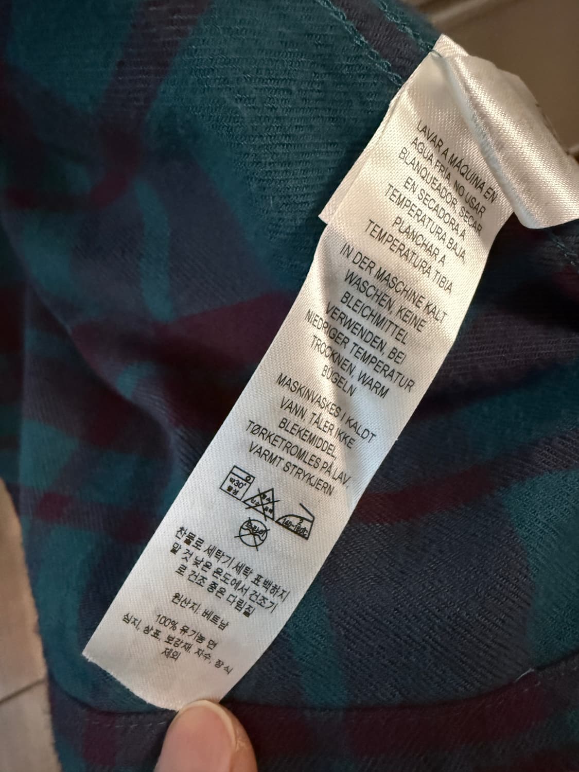 파타고니아 브러시드 플란넬셔츠 XL 상품이미지4