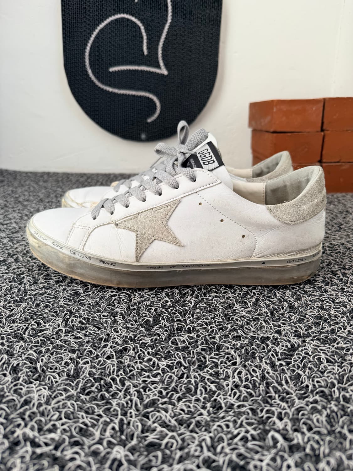 골든구스 하이스타 흰색 스니커즈 42/280 상품이미지2