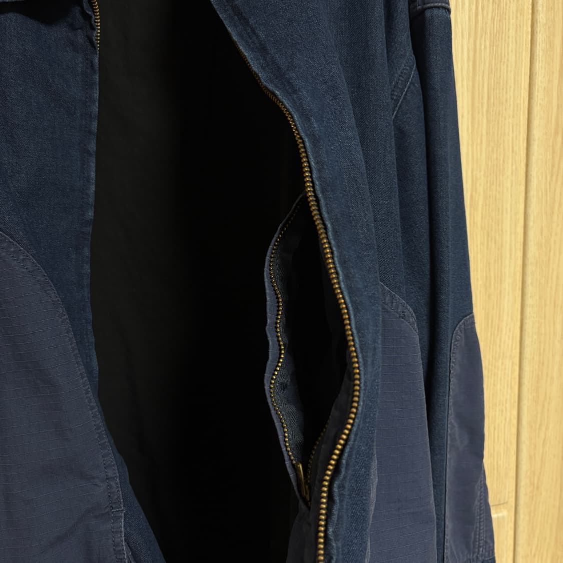 XL / 칼하트 중청 데님 워크 자켓 점퍼 상품이미지5