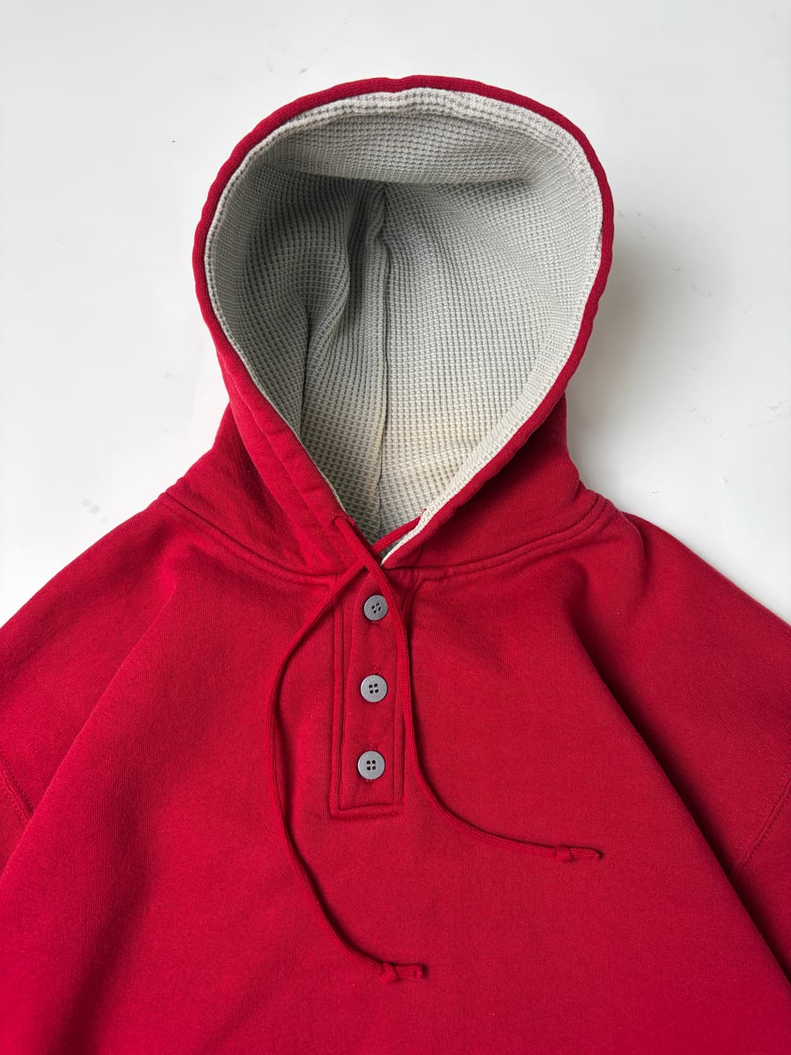 90s Russell Button Hoodie (red) 상품이미지6