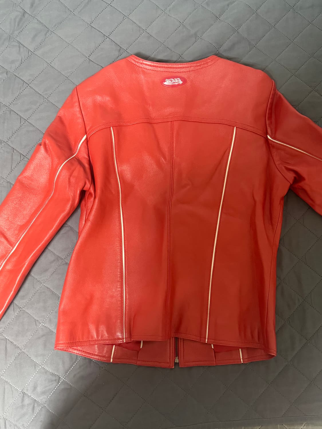 Von Dutch 레더 집업 가죽자켓 양가죽자켓 상품이미지2