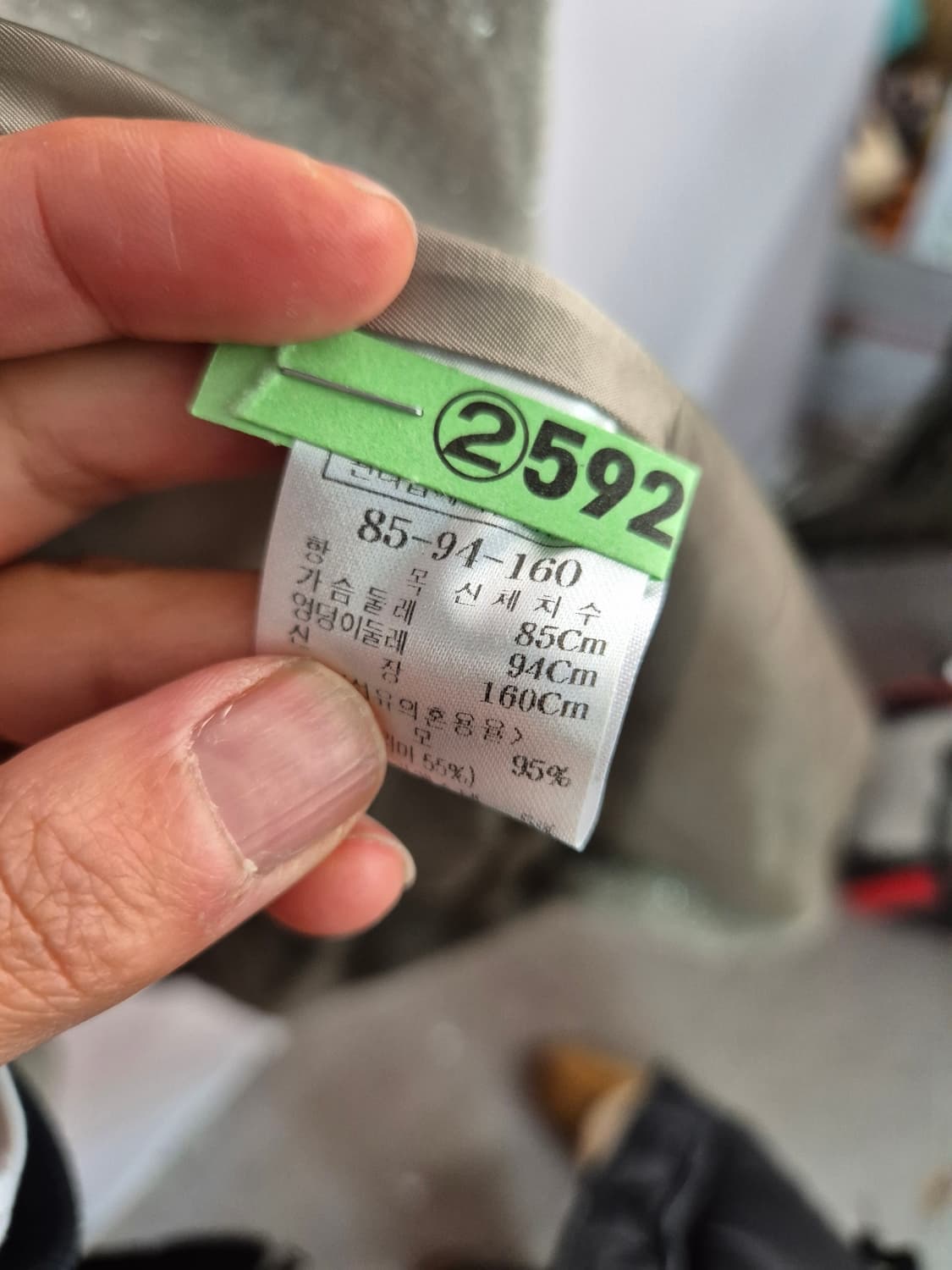 kuho 회색 하프 코트 상품이미지6