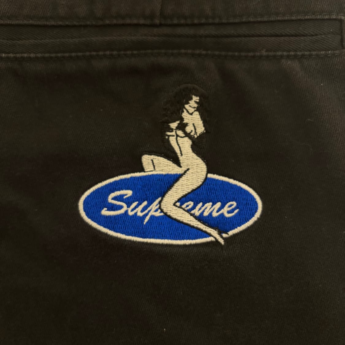 슈프림 Supreme 핀업걸 치노 팬츠 바지 블랙 34 상품이미지5