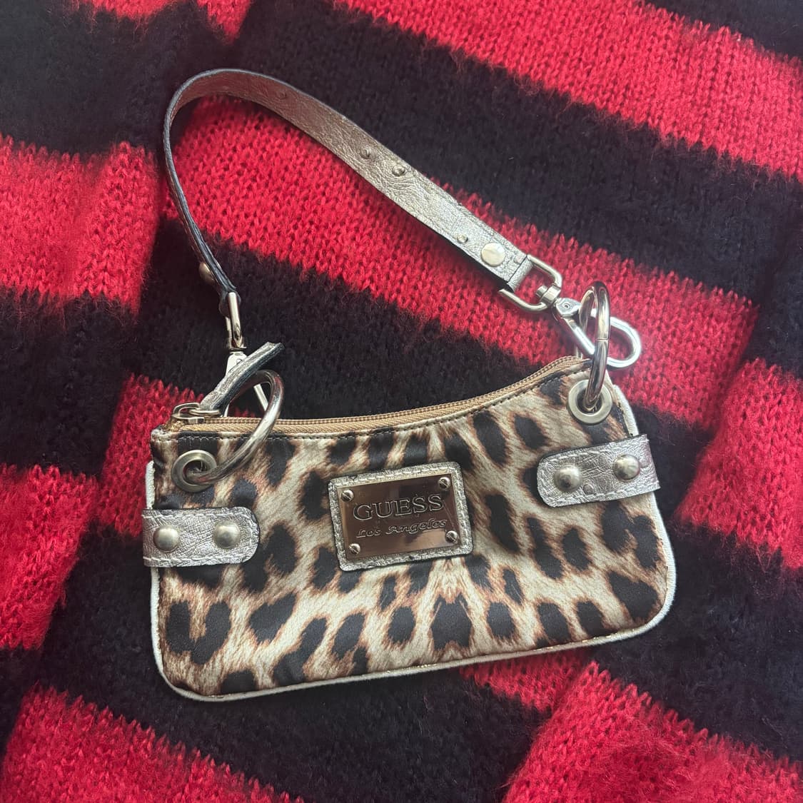 빈티지 vintage 게스 Guess 레오파드 호피 leopard 미니백 상품이미지1