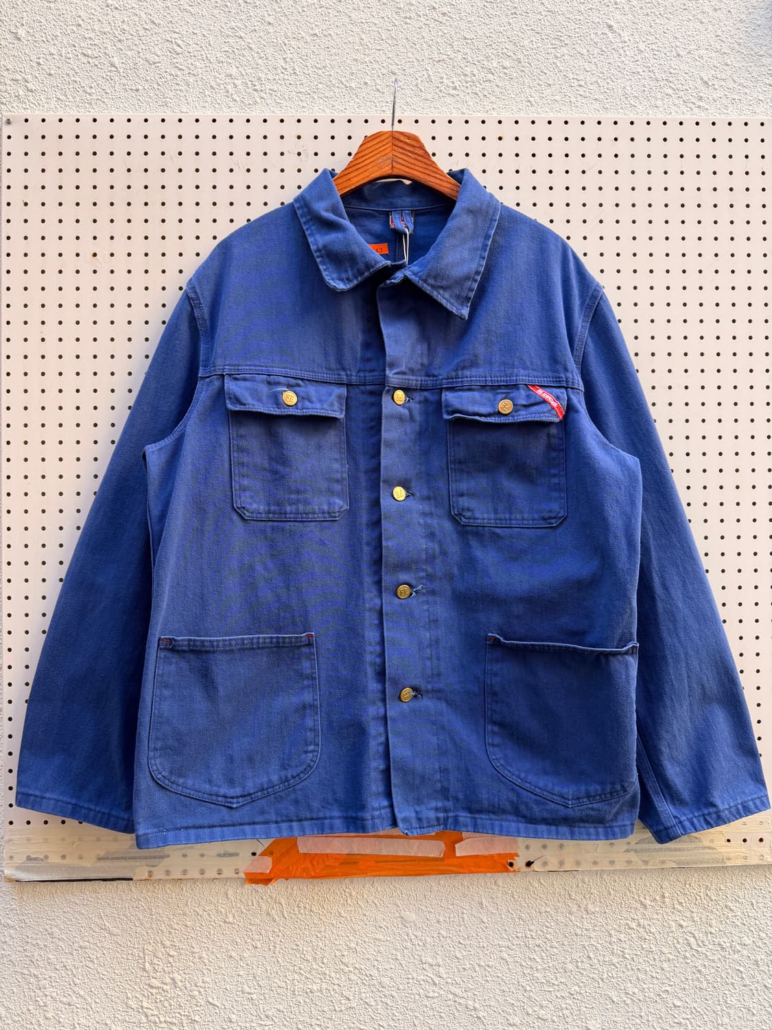 OLD EURO FADED NAVY FRENCH 빈티지 프렌치워크자켓 상품이미지1