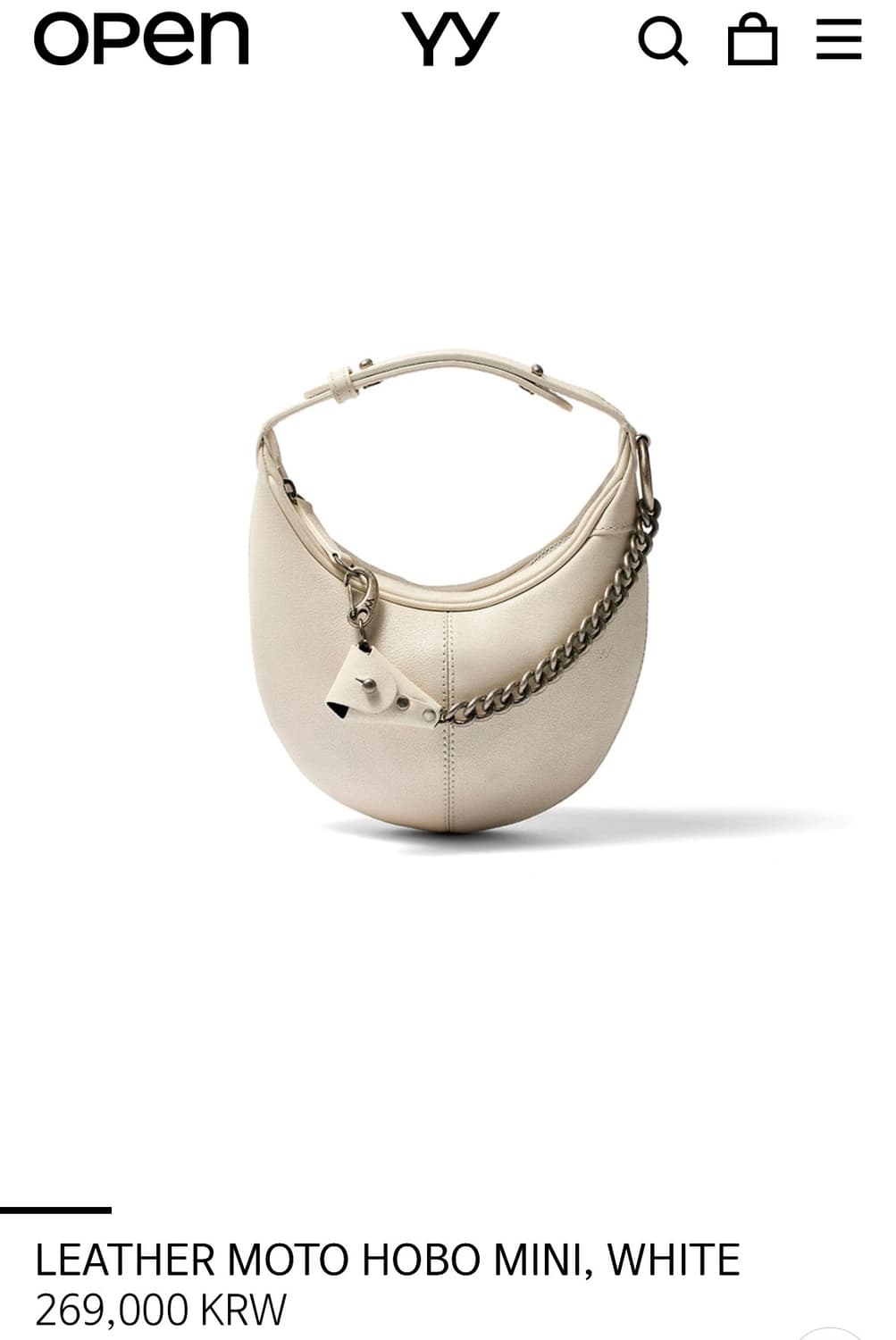 오픈와이와이 레더 호보백 미니 상품이미지2