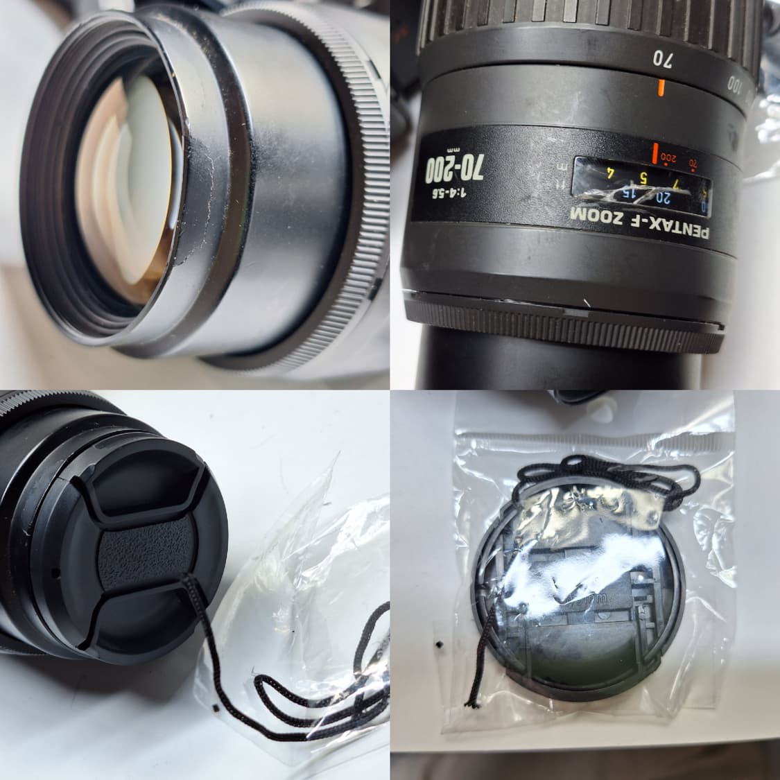 빈티지 필름카메라 풀세트/펜탁스 SF7 70-200mm 렌즈 스트랩 가방 상품이미지3