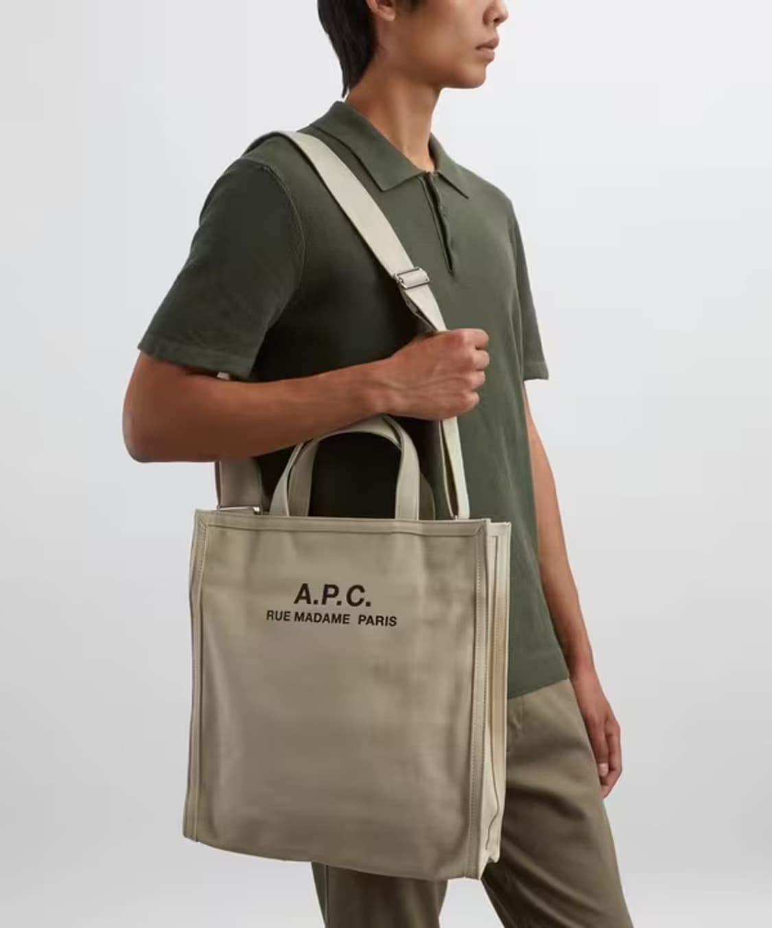 APC 아페쎄 캔버스 토트숄더백 H61318 상품이미지2