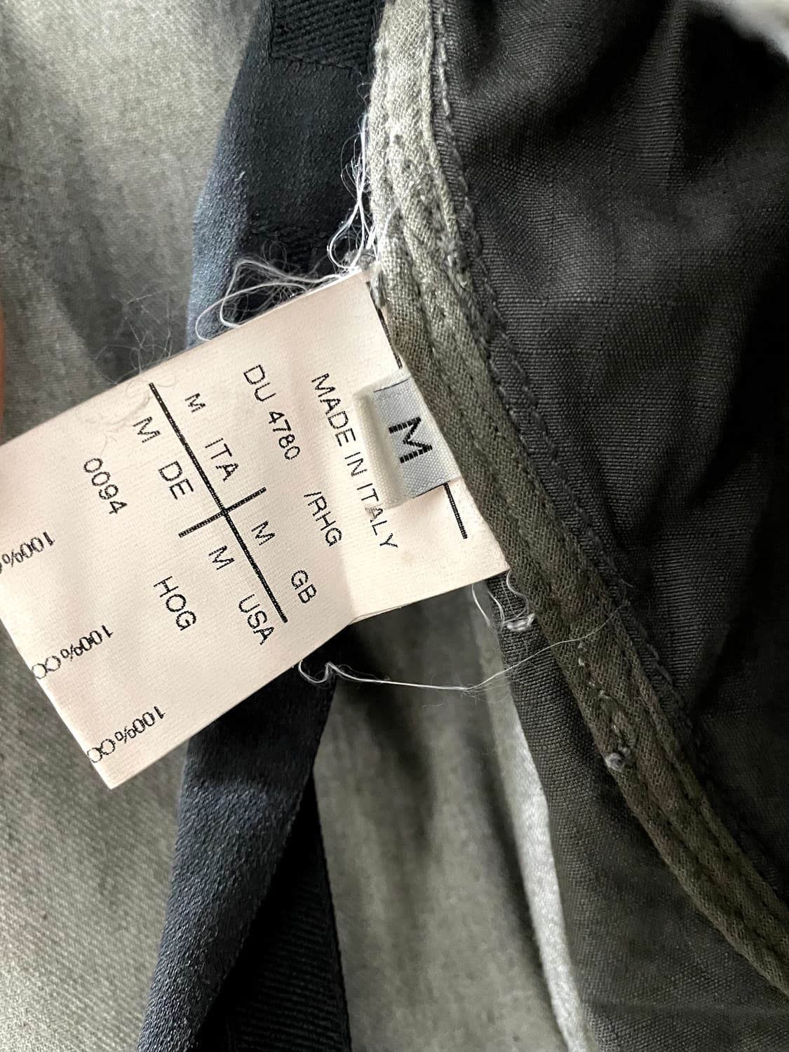 릭오웬스/ 슬레이브 셔츠 자켓/ M 상품이미지10