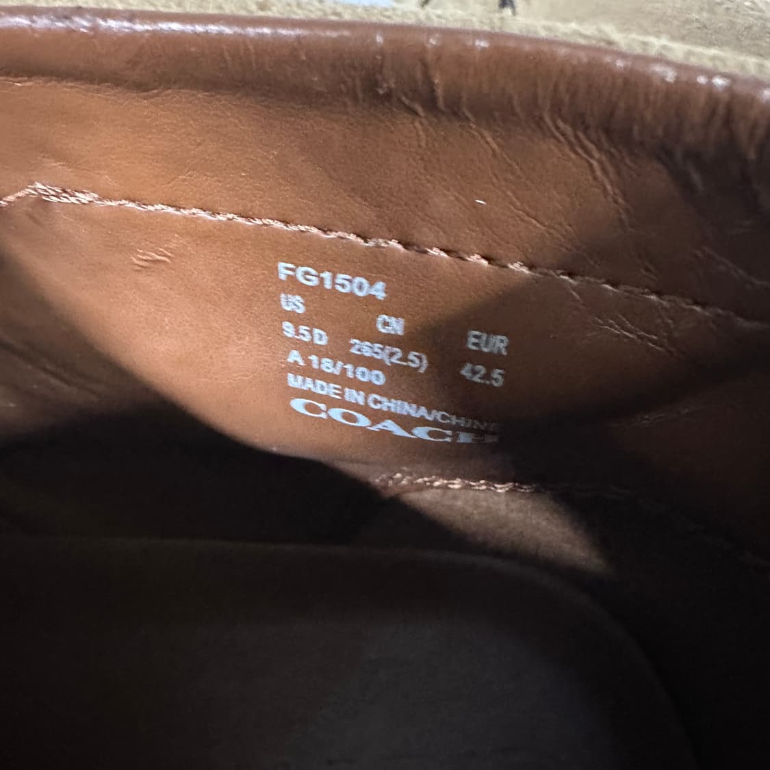 코치 스웨이드 앵클 부츠 상품이미지8