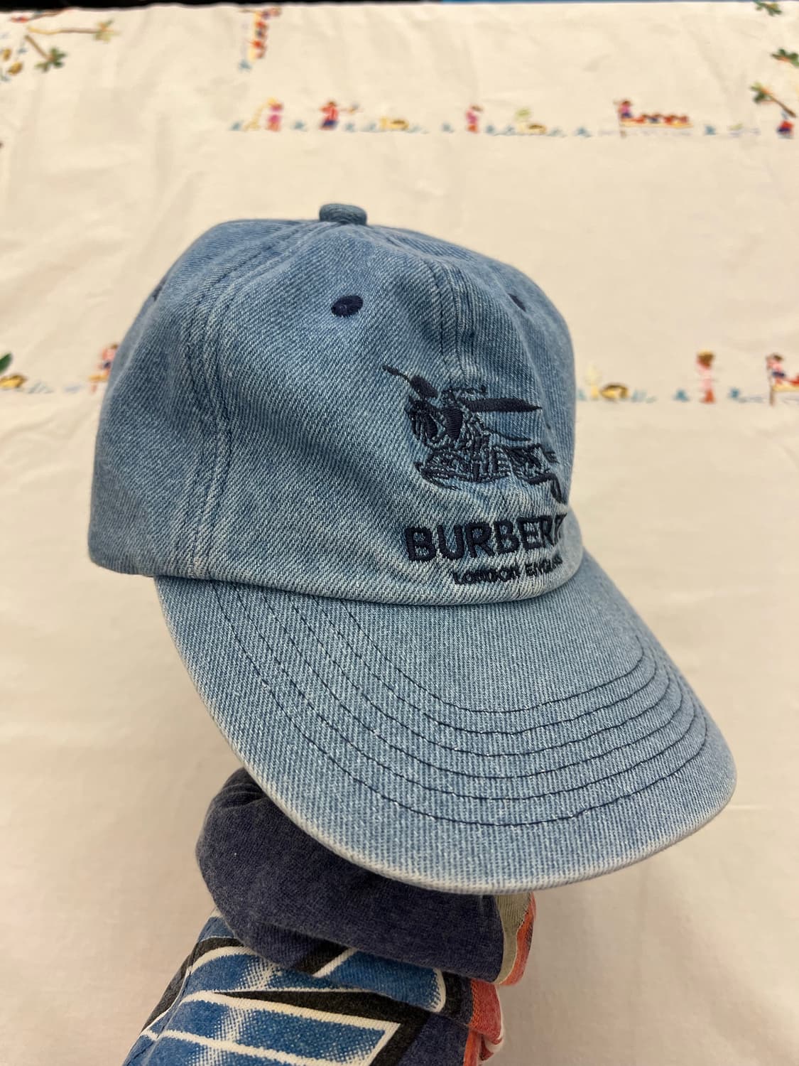 SUPREME x BURBERRY DENIM BALL CAP 슈프림버버리 상품이미지6