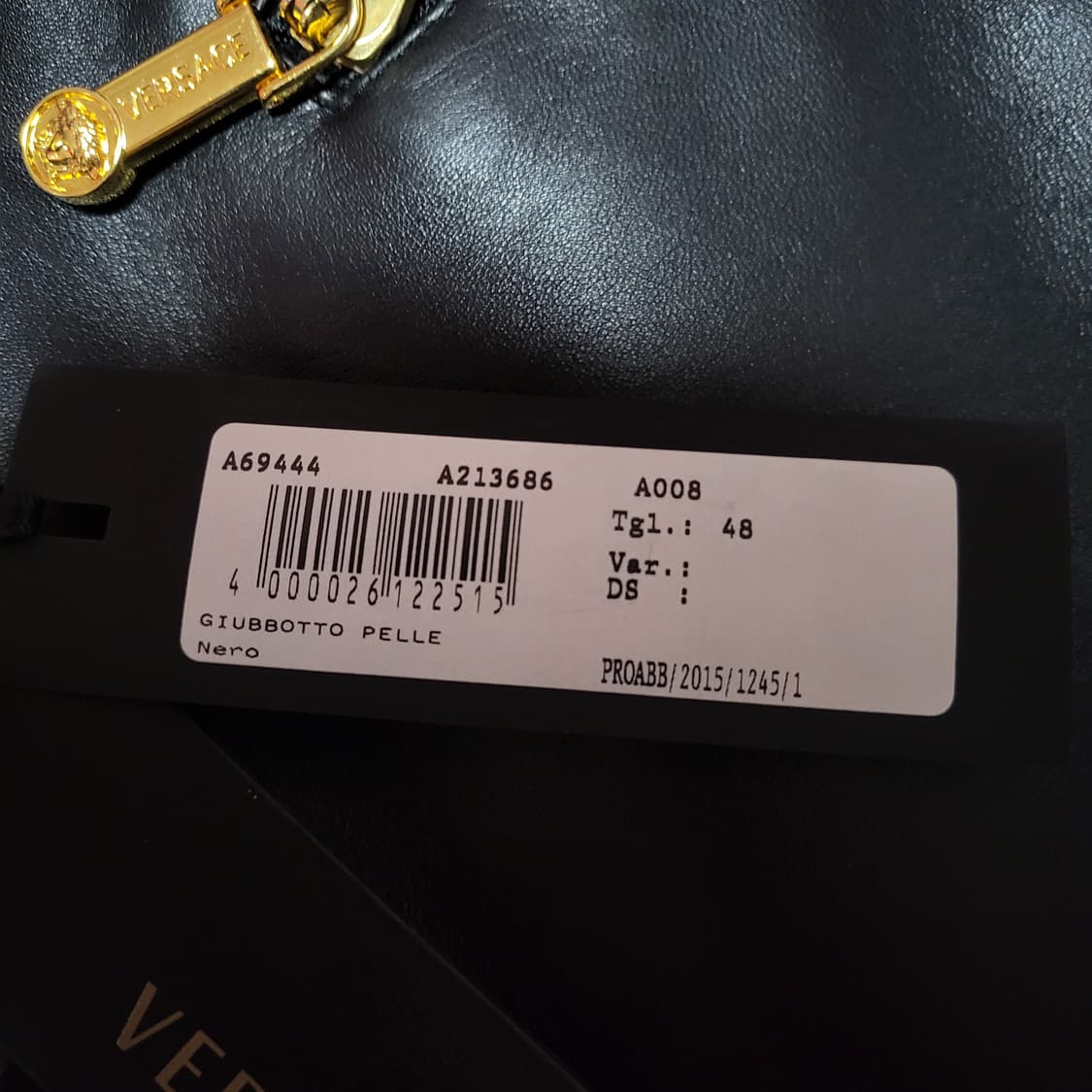 (48) 15FW Versace 베르사체 가죽자켓 레더자켓 상품이미지9