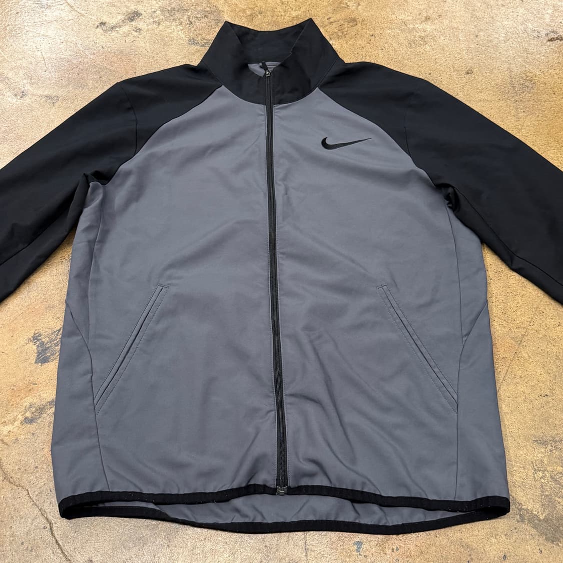 [정품/M] 나이키 블랙 그레이 바람막이 자켓 b19 상품이미지3