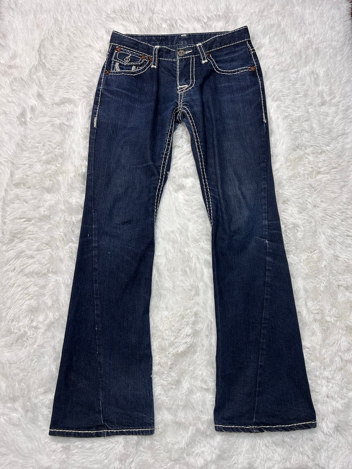 True Religion indigo stitch denim jeans 상품이미지1