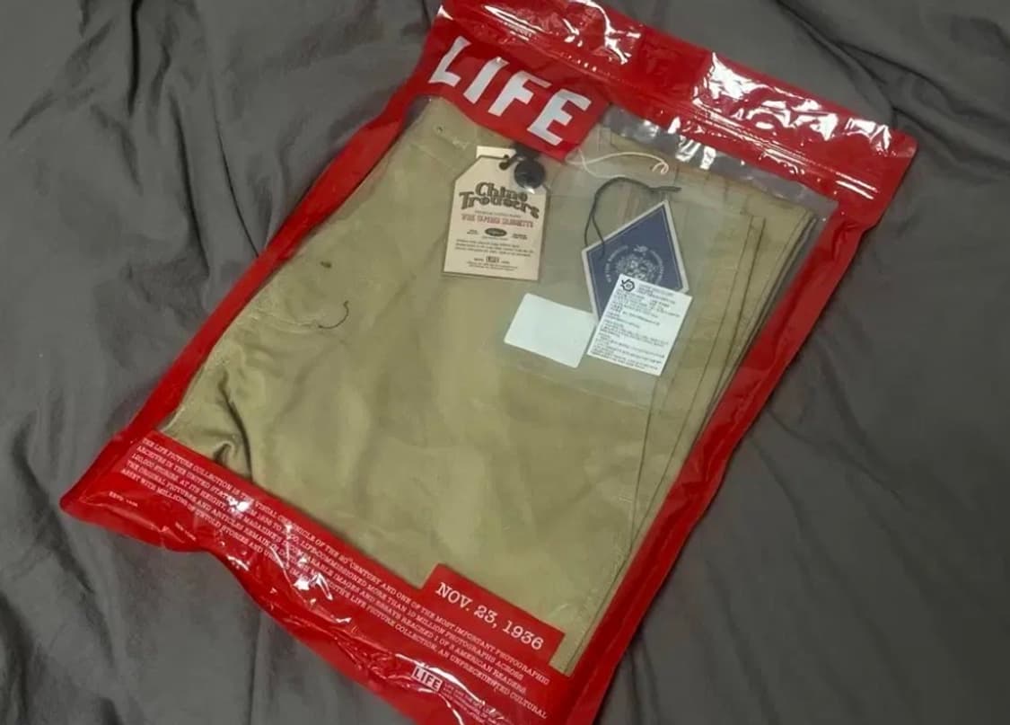 라이프아카이브(풋티지브라더스) 치노팬츠 베이지 상품이미지1