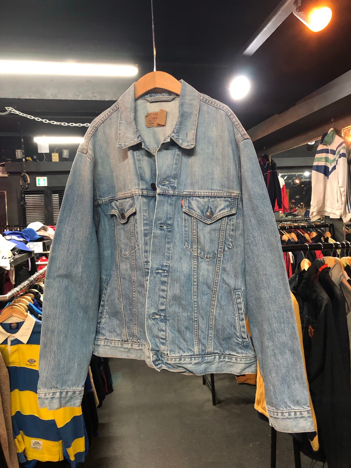 리바이스 00’s 70550 데님 트러거 청자켓 유럽판 상품이미지1