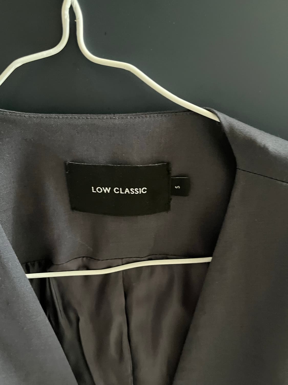 로우클래식 논카라 그레이 자켓 상품이미지2