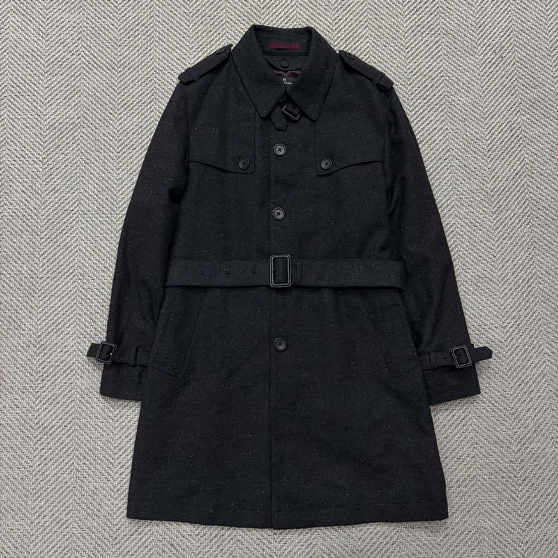 폴 스미스 벨티드 울 코트 v1973 상품이미지1