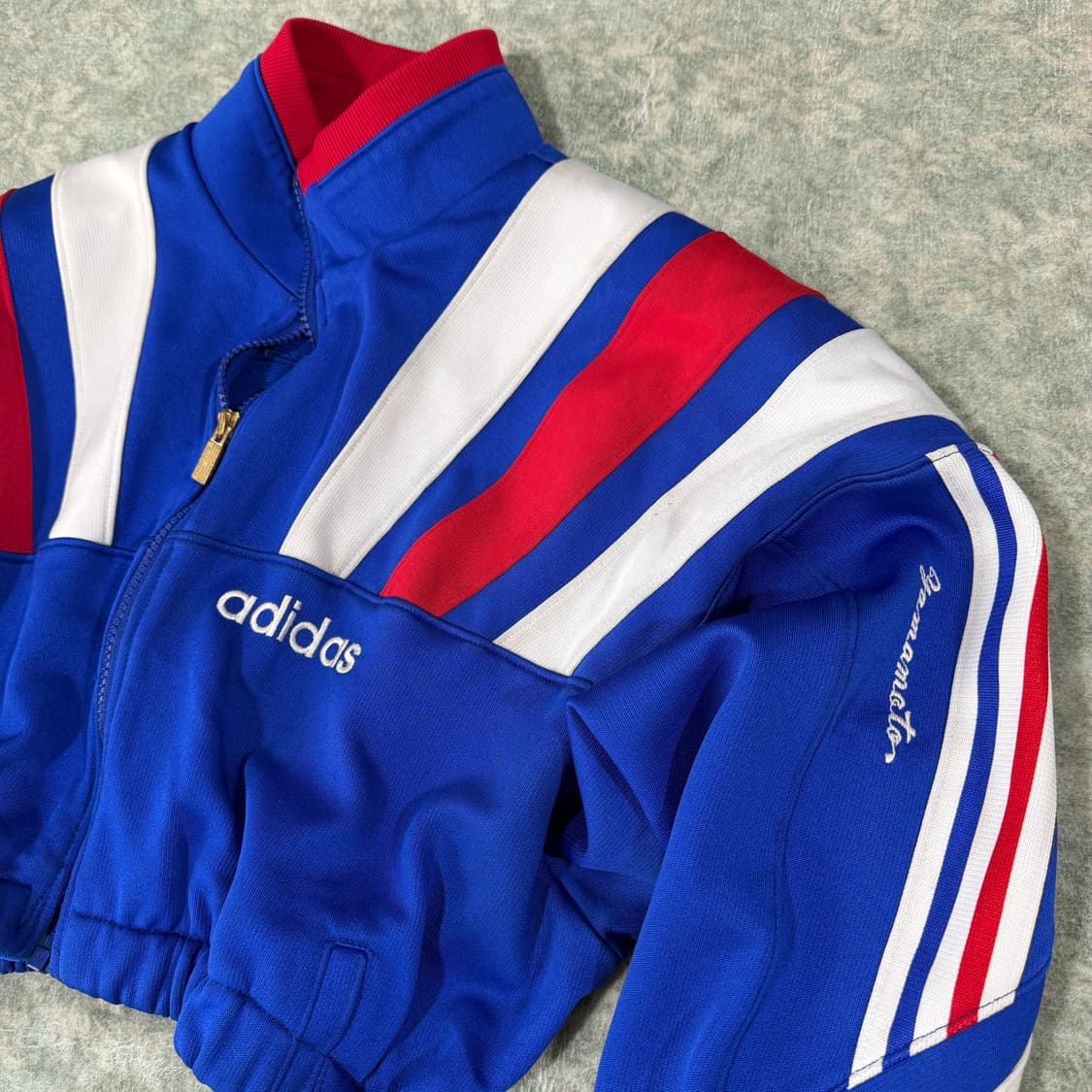 [L] 90s 아디다스 크롭 트랙탑 져지 상품이미지2