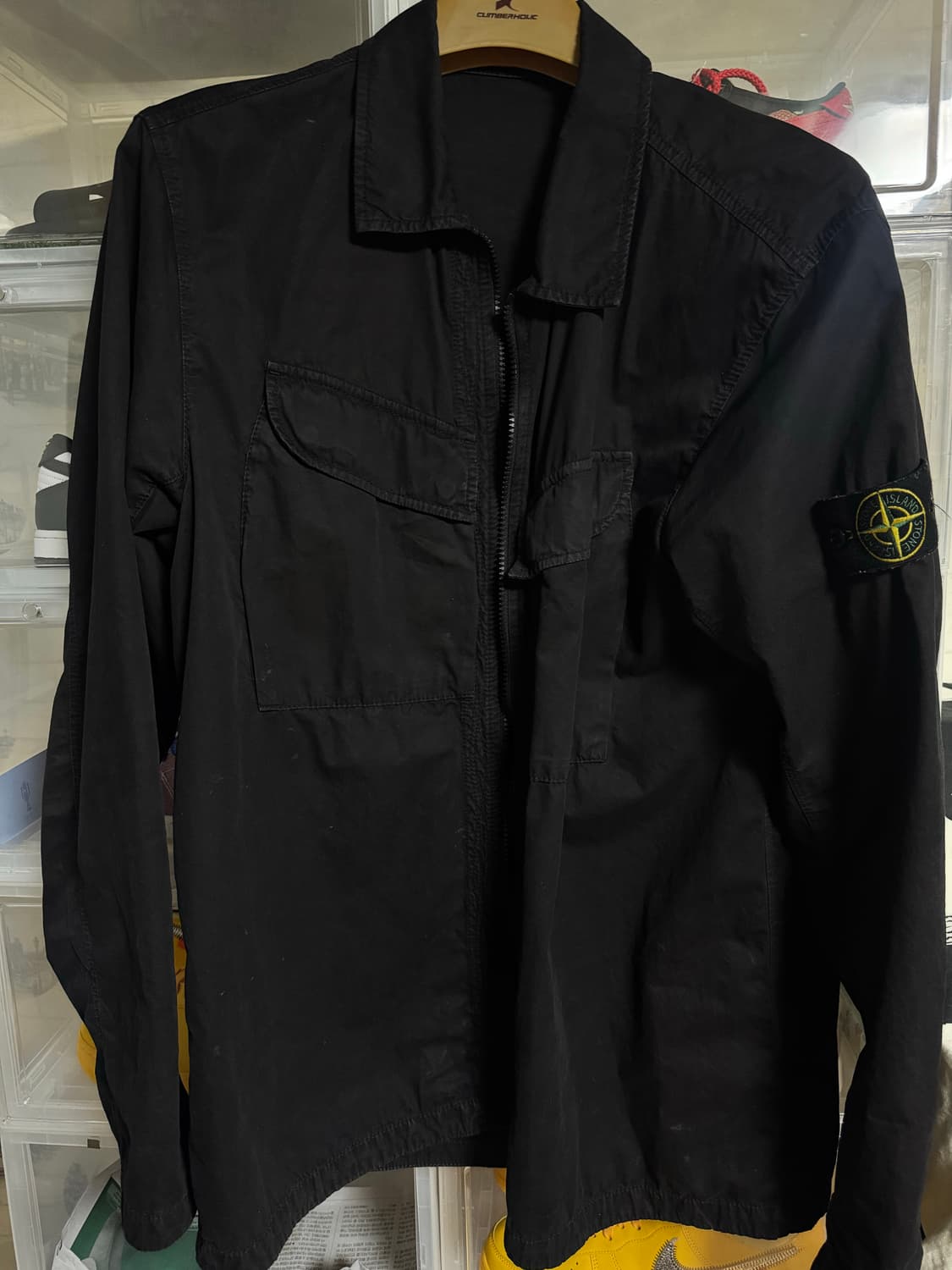 22fw 스톤아일랜드 올드이펙트 오버셔츠XL 상품이미지1