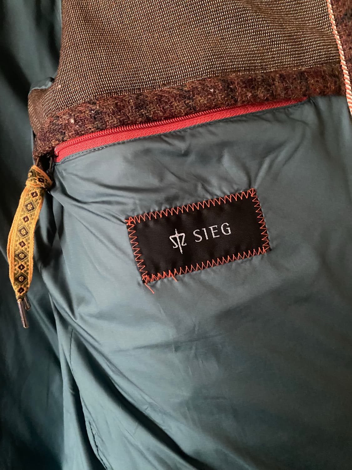 헤링본 트위드 다운 퀄팅 자켓 상품이미지6