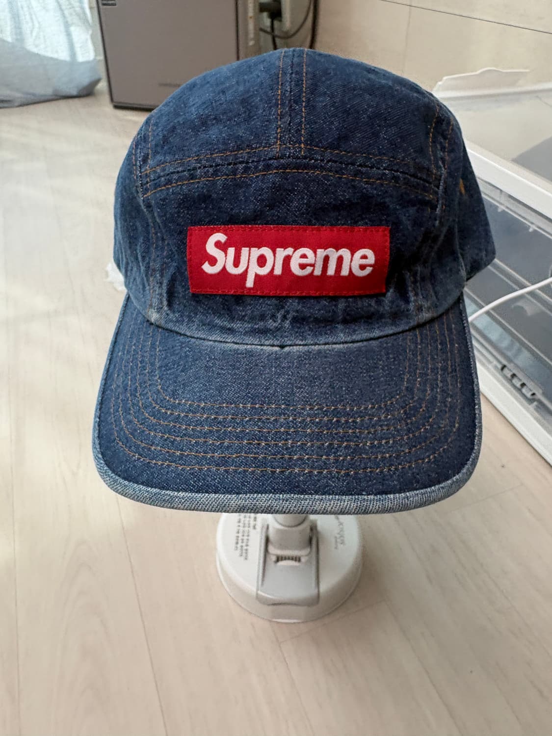 슈프림 22FW 워시드 치노 트윌 캠프캡 상품이미지3