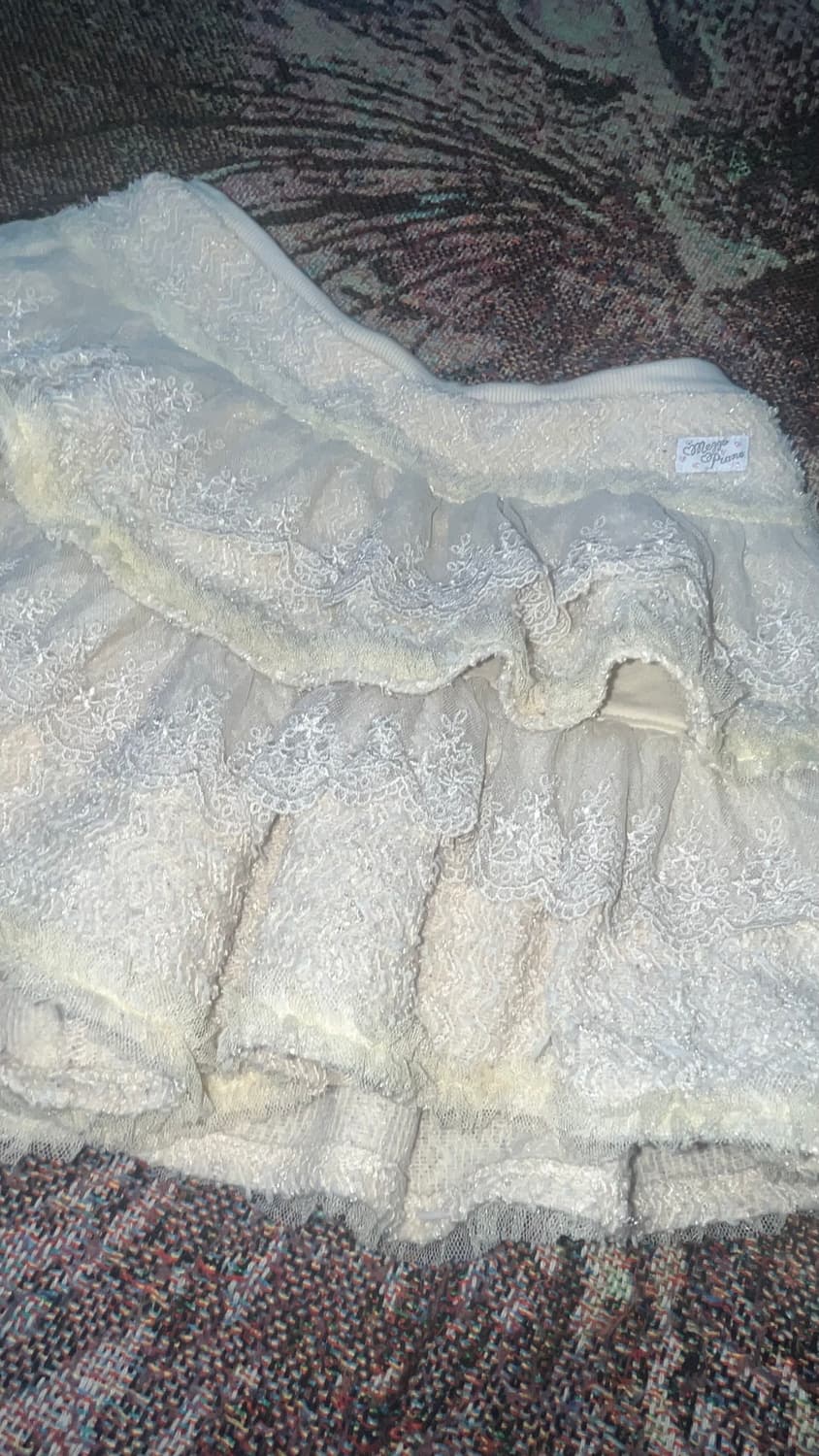 레이어룸 빈티지 페어리 숏스 스커트 큐빅 레이스 캉캉 상품이미지4