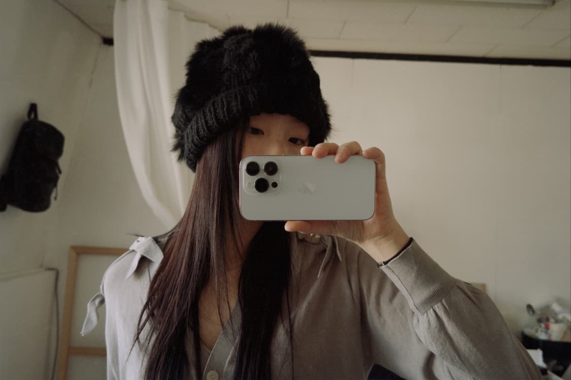 [COMME CA ISM] black pur beanie 상품이미지3
