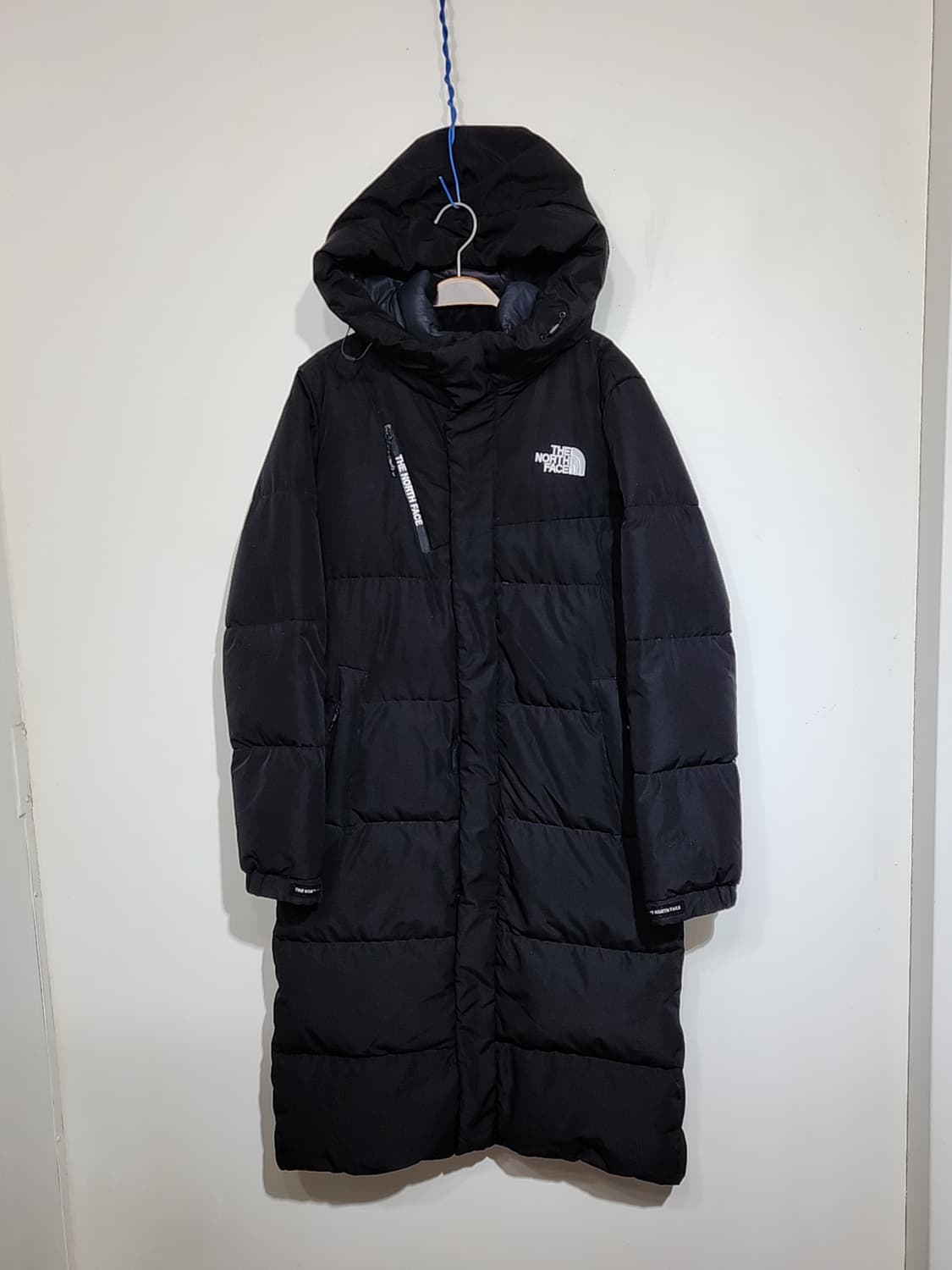 (M) 노스페이스 거위털 롱패딩 점퍼 블랙 구스다운 패딩코트  상품이미지1