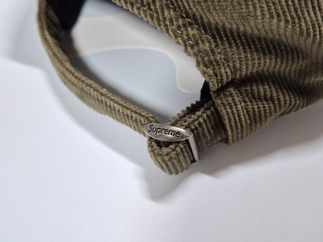 (os) 슈프림 코듀로이 S로고 캡 올리브 6패널 모자 상품이미지5