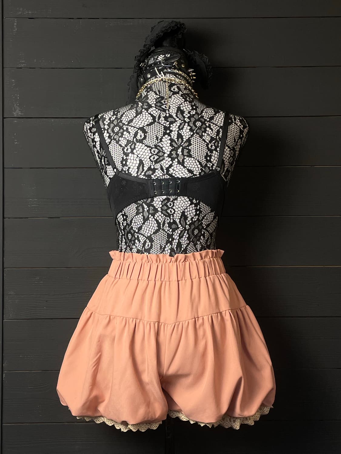 JPN 살구색 오렌지 베이지 핑크 펌킨 팬츠 치마바지 상품이미지3