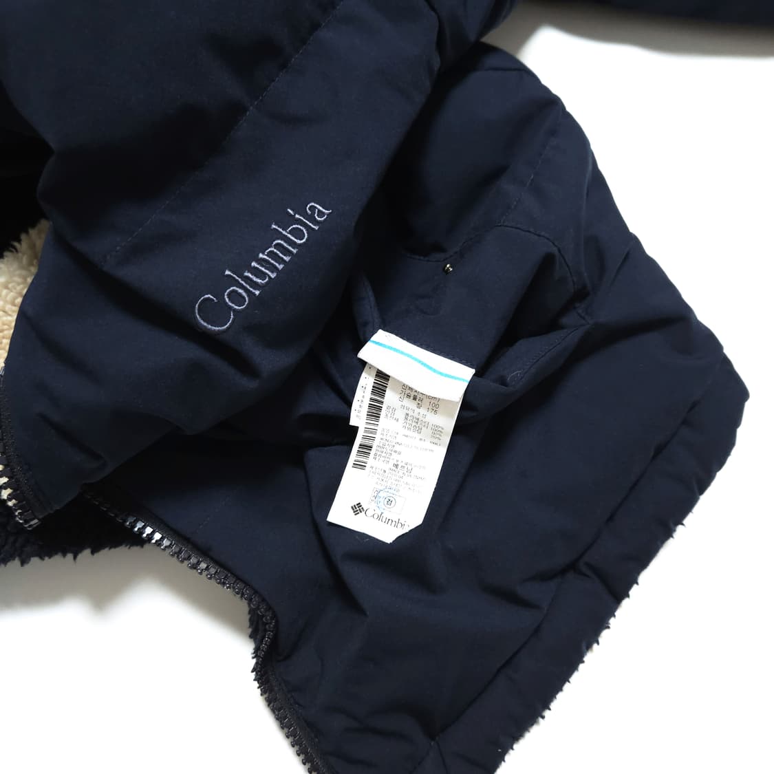 컬럼비아 플리스 리버시블 구스다운 패딩 자켓 상품이미지5