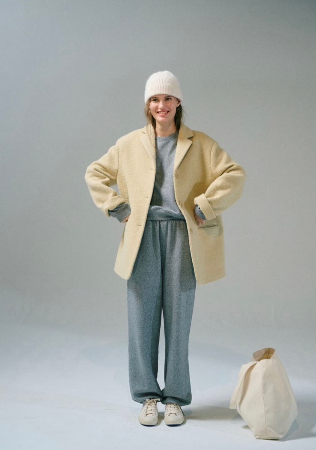 레터 Teddy coat(아이보리) 테디코트 상품이미지2