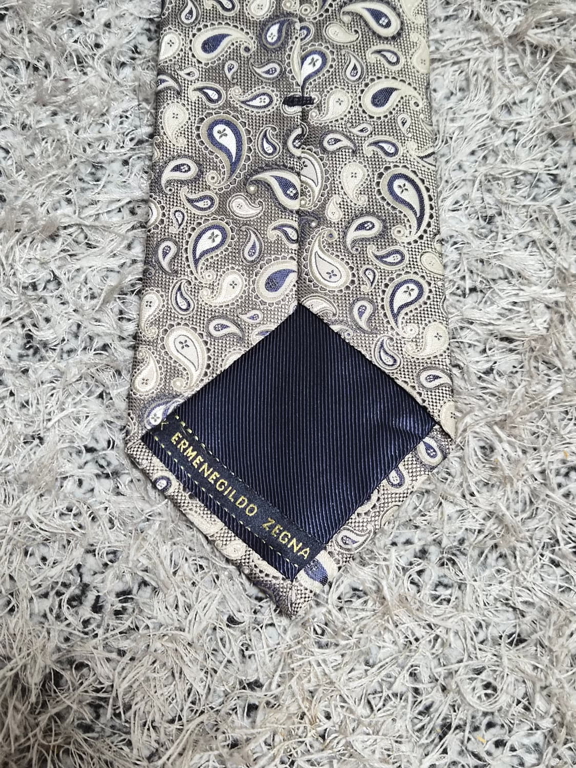 에르메네질도제냐Zegna 페이즐리 넥타이 Free - N31 상품이미지3