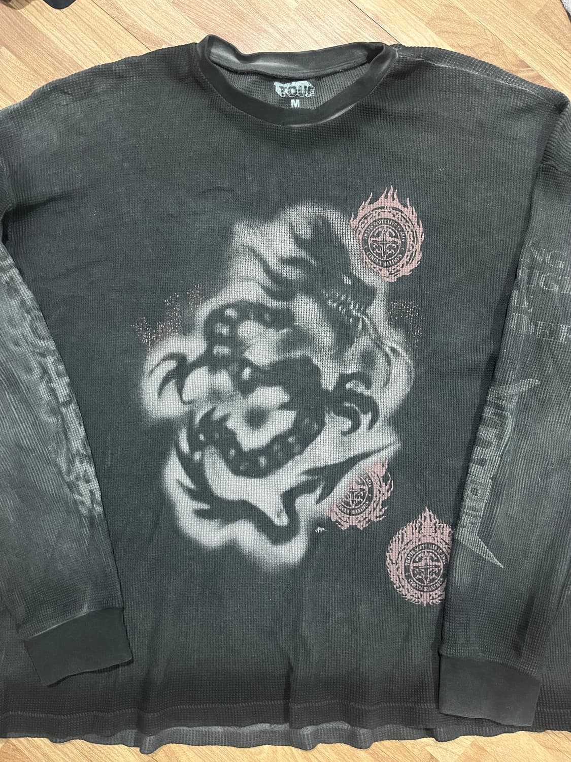 트래비스 스캇 머천 롱슬리브 M 상품이미지1