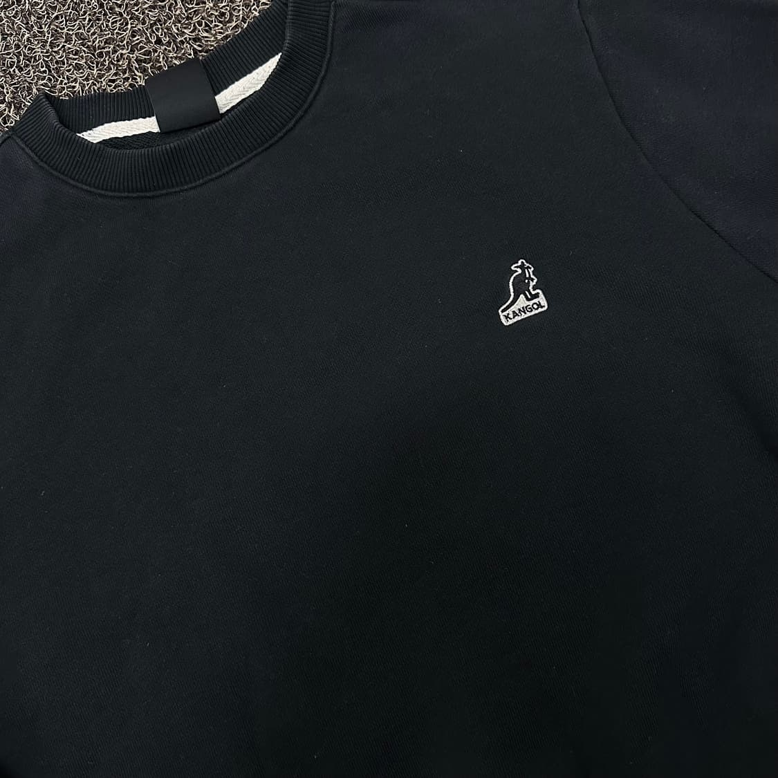 KANGOL 캉골 여성 맨투맨 블랙 M 상품이미지2