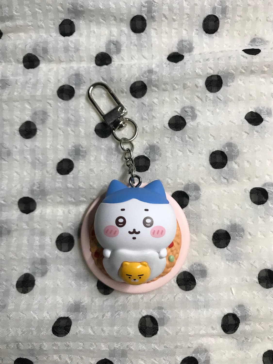 먼작귀 하치와레 카카오 키링 상품이미지1