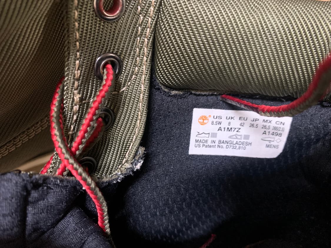 팀버랜드 레드포드 캔버스워커 판매합니다 상품이미지5