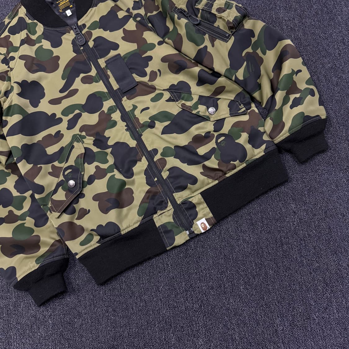 베이프 카모 ma-1 항공점퍼 자켓 상품이미지3