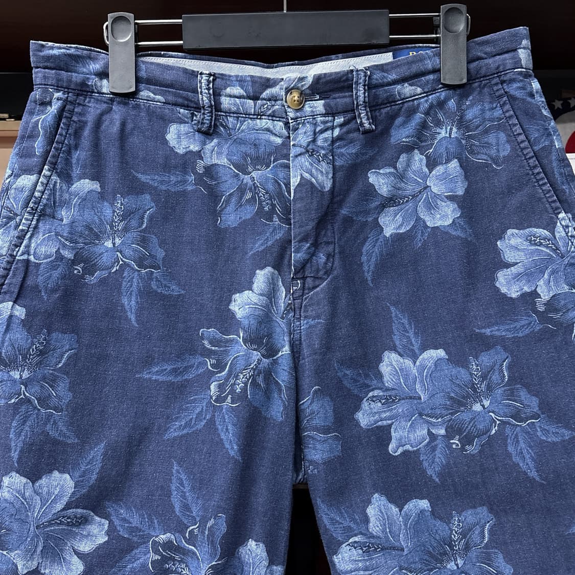신형라벨 폴로 랄프로렌 하와이안 플로럴 패턴 하프팬츠 N1116   상품이미지3