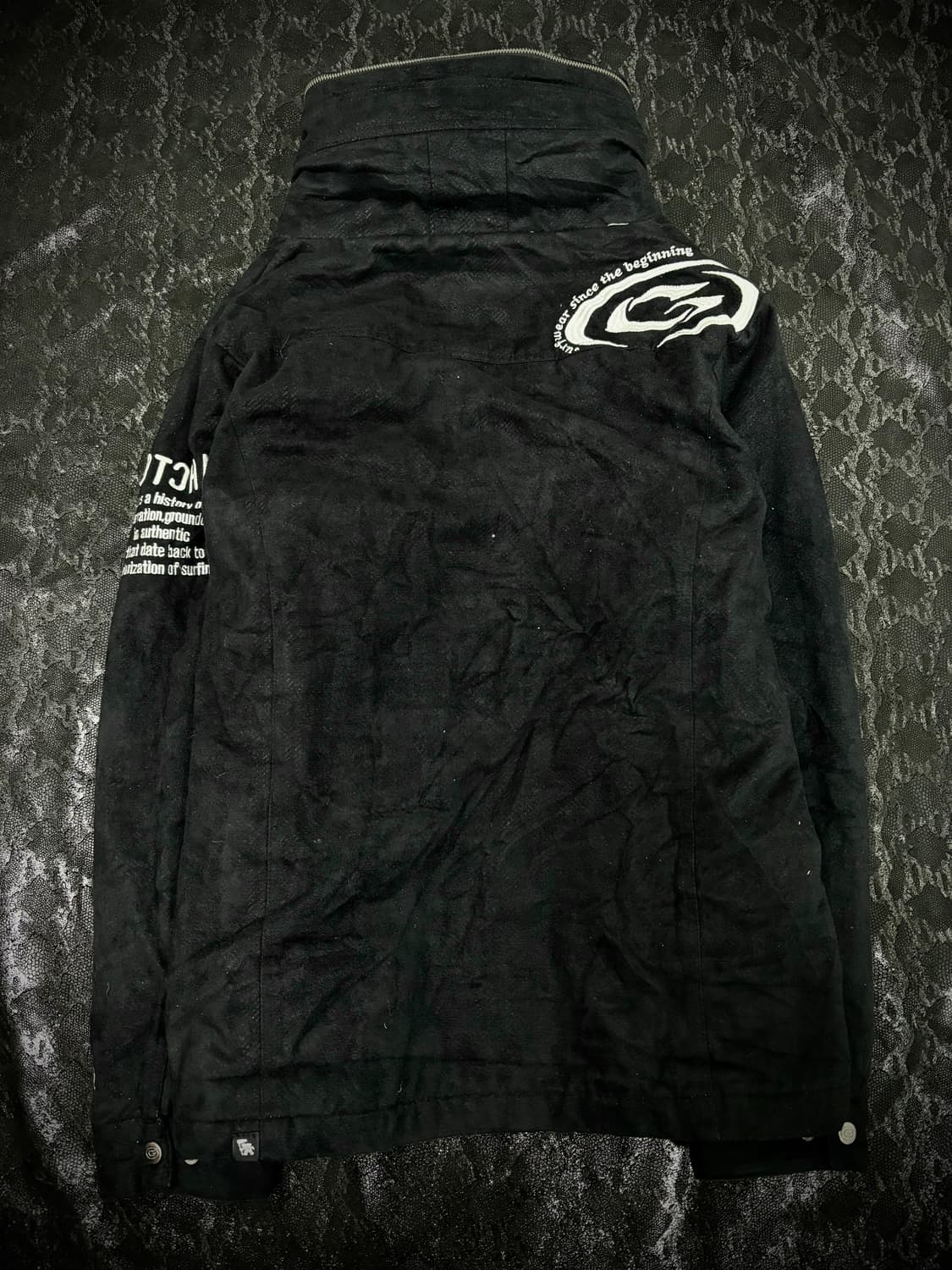 “GOTCHA” Y2K Lettering Black Padded Jack 상품이미지7